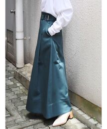 【EMODA×HARUMI×Dickies】タックプリーツマキシスカート