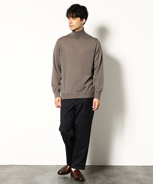 COMME　CA COMMUNE（コムサコミューン）の「ラネロッシタートルネックニット（ニット/セーター・メンズ・ブラック/キナリ/チャコール/ベージュ/グリーン/レンガ・MEDIUM/LARGE）」の11枚目の写真