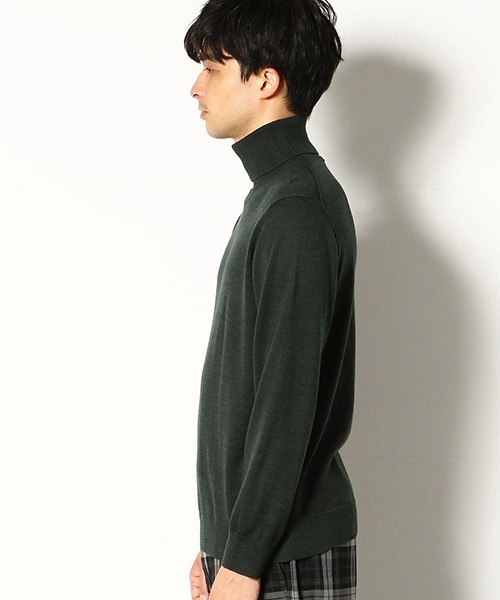 COMME　CA COMMUNE（コムサコミューン）の「ラネロッシタートルネックニット（ニット/セーター・メンズ・ブラック/キナリ/チャコール/ベージュ/グリーン/レンガ・MEDIUM/LARGE）」の15枚目の写真
