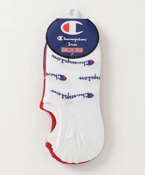 Champion チャンピオン ３ｐスクリプト総柄アンクル丈ソックス 靴下 3足組 ソックス 靴下 Champion チャンピオン のファッション通販 Zozotown