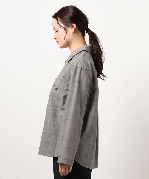 note et silence （ノートエシロンス）の「〇追燃グレンチェックワークシャツ（シャツ/ブラウス・レディース・その他・FREE）」の18枚目の写真