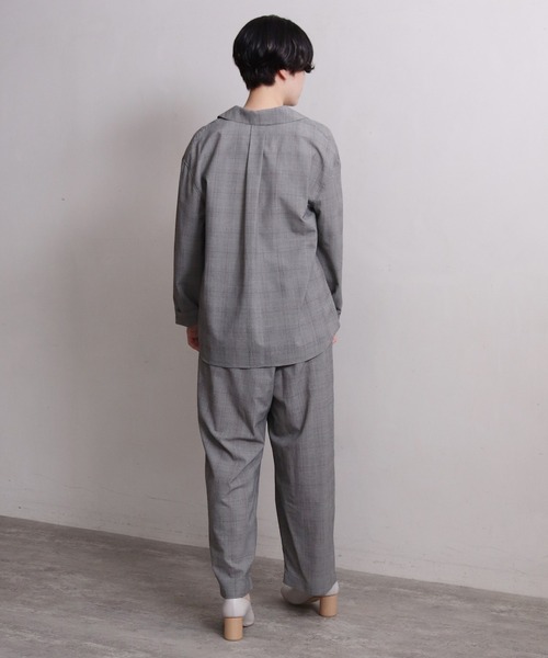 note et silence （ノートエシロンス）の「〇追燃グレンチェックワークシャツ（シャツ/ブラウス・レディース・その他・FREE）」の7枚目の写真