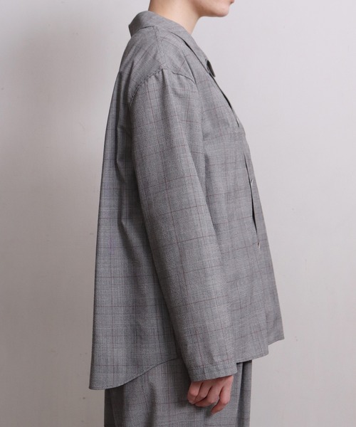 note et silence （ノートエシロンス）の「〇追燃グレンチェックワークシャツ（シャツ/ブラウス・レディース・その他・FREE）」の10枚目の写真