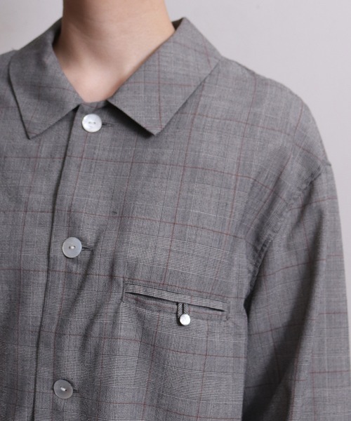 note et silence （ノートエシロンス）の「〇追燃グレンチェックワークシャツ（シャツ/ブラウス・レディース・その他・FREE）」の13枚目の写真