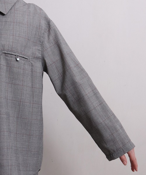 note et silence （ノートエシロンス）の「〇追燃グレンチェックワークシャツ（シャツ/ブラウス・レディース・その他・FREE）」の12枚目の写真