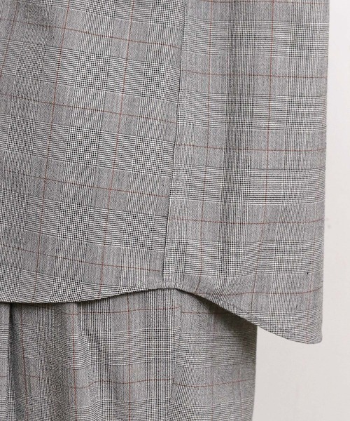 note et silence （ノートエシロンス）の「〇追燃グレンチェックワークシャツ（シャツ/ブラウス・レディース・その他・FREE）」の20枚目の写真