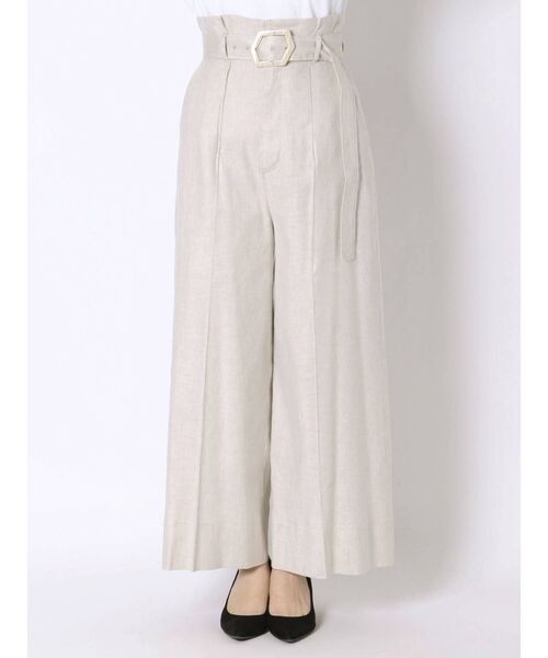 MERCURYDUO(マーキュリーデュオ)の「リネンハイウエストワイドパンツ(その他パンツ・レディース・パープル/アイボリー/ミント・FREE)」の13枚目の写真