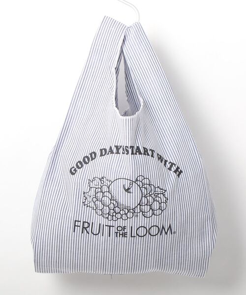 FRUIT OF THE LOOM（フルーツオブザルーム）の「ストライプショッパートートバッグ（トートバッグ・レディース・A/B/C/D/E/F/G/H・FREE）」の4枚目の写真