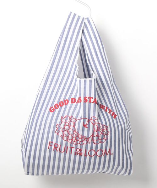 FRUIT OF THE LOOM（フルーツオブザルーム）の「ストライプショッパートートバッグ（トートバッグ・レディース・A/B/C/D/E/F/G/H・FREE）」の7枚目の写真