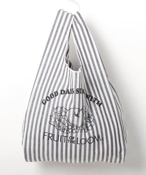 FRUIT OF THE LOOM（フルーツオブザルーム）の「ストライプショッパートートバッグ（トートバッグ・レディース・A/B/C/D/E/F/G/H・FREE）」の8枚目の写真