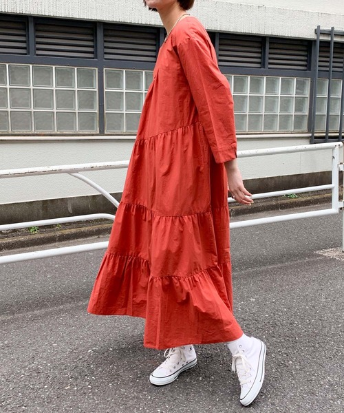 CIAOPANIC TYPY（チャオパニックティピー）の「斜めティアードマキシ