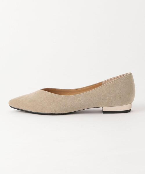 closet story(クローゼットストーリー)の「<closet story>Vカット メタルヒール フラットシューズ(その他シューズ・レディース・ライトブルー/ベージュ・23cm/24.5cm/23.5cm/24cm)」の9枚目の写真