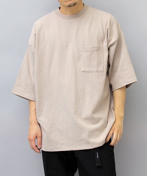 半袖Tシャツスウェットトレーナー裾リブプルオーバーカットソーコットンクルーネック五分袖ビッグシルエットルーズススエット 半袖 Tシャツ スウェット トレーナー 裾リブ プルオーバー