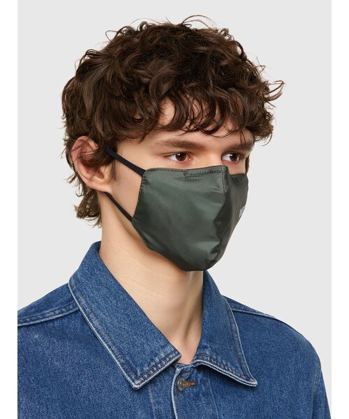 DIESEL(ディーゼル)の「ユニセックス マスク FACEMASK-PLAIN-SS21(マスク・メンズ・ブラック/カーキ/ブルー・UNI)」の12枚目の写真