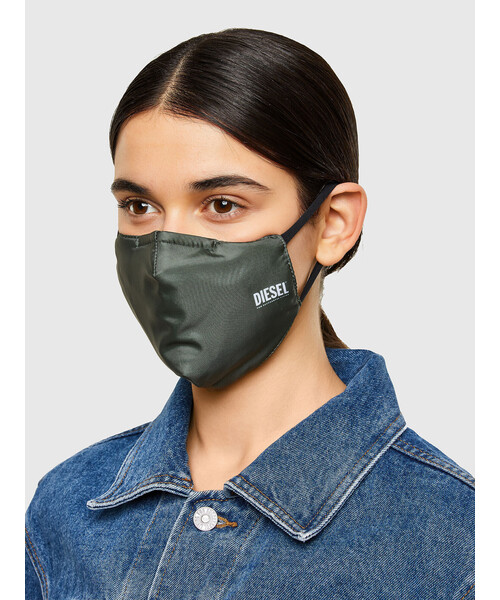 DIESEL(ディーゼル)の「ユニセックス マスク FACEMASK-PLAIN-SS21(マスク・メンズ・ブラック/カーキ/ブルー・UNI)」の10枚目の写真