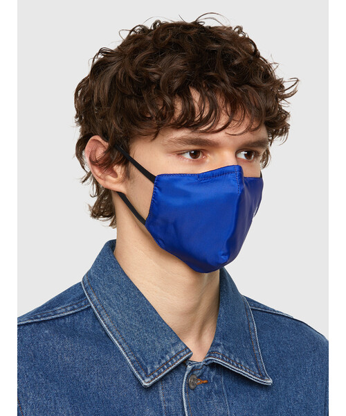 DIESEL(ディーゼル)の「ユニセックス マスク FACEMASK-PLAIN-SS21(マスク・メンズ・ブラック/カーキ/ブルー・UNI)」の9枚目の写真