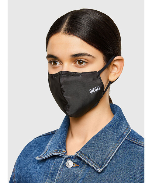 DIESEL(ディーゼル)の「ユニセックス マスク FACEMASK-PLAIN-SS21(マスク・メンズ・ブラック/カーキ/ブルー・UNI)」の6枚目の写真