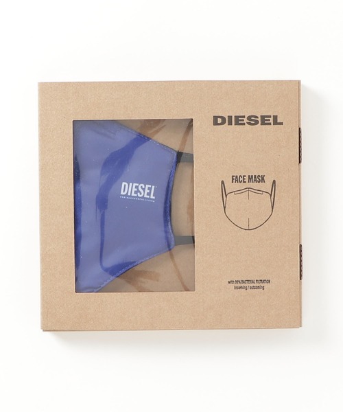 DIESEL(ディーゼル)の「ユニセックス マスク FACEMASK-PLAIN-SS21(マスク・メンズ・ブラック/カーキ/ブルー・UNI)」の5枚目の写真