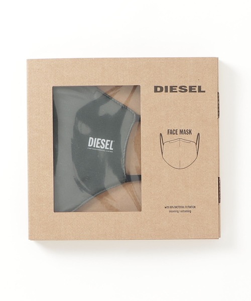DIESEL(ディーゼル)の「ユニセックス マスク FACEMASK-PLAIN-SS21(マスク・メンズ・ブラック/カーキ/ブルー・UNI)」の8枚目の写真