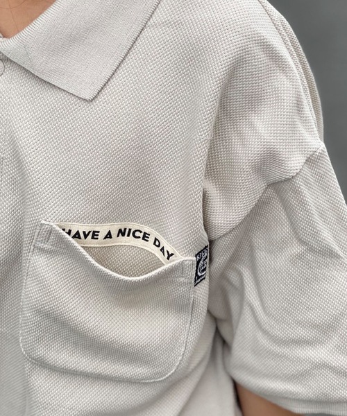 F.O.KIDS（エフオーキッズ）の「F.O.KIDS/エフオーキッズ　ビッグポロシャツ（シャツ/ブラウス・キッズ・ベージュ/ネイビー/キャメル・120/140）」の12枚目の写真