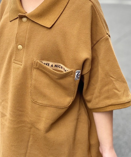 F.O.KIDS（エフオーキッズ）の「F.O.KIDS/エフオーキッズ　ビッグポロシャツ（シャツ/ブラウス・キッズ・ベージュ/ネイビー/キャメル・120/140）」の17枚目の写真