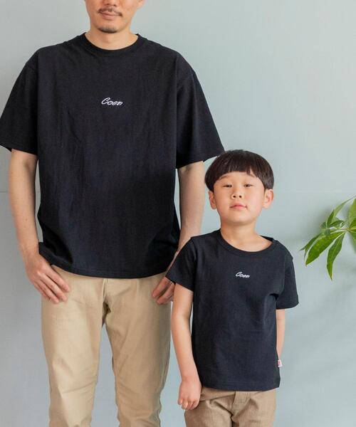 coen（コーエン）の「【coen キッズ/ジュニア】コーエンロゴ刺繍Tシャツ（Tシャツ/カットソー・キッズ・ブラック/ホワイト・130/110/100/120）」の4枚目の写真