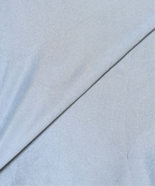 SLOBE IENA（スローブイエナ）の「ワッシャーサテンバンドカラーシャツ【手洗い可能】◆（シャツ/ブラウス・レディース・サックスブルー/ベージュ/カーキ・FREE）」の11枚目の写真