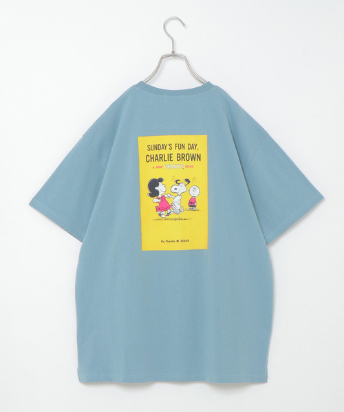 VENCEEXCHANGE(ヴァンスエクスチェンジ)の「【WEB限定】SNOOPY バックプリントオーバーT(Tシャツ/カットソー・メンズ・オフホワイト/ブラウン/グリーン/ブルー・M/L)」の1枚目の写真