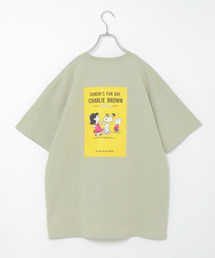 【WEB限定】SNOOPY バックプリントオーバーT