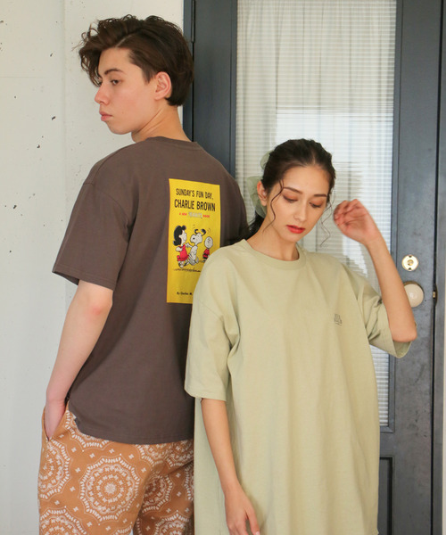 VENCEEXCHANGE(ヴァンスエクスチェンジ)の「【WEB限定】SNOOPY バックプリントオーバーT(Tシャツ/カットソー・メンズ・オフホワイト/ブラウン/グリーン/ブルー・M/L)」の17枚目の写真