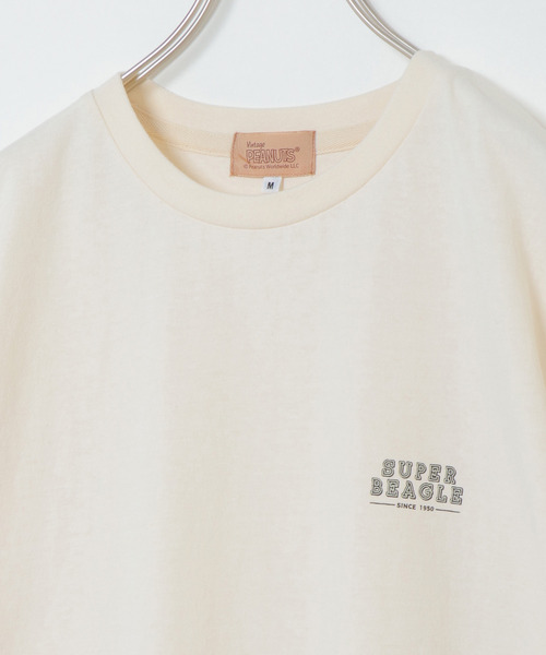 VENCEEXCHANGE(ヴァンスエクスチェンジ)の「【WEB限定】SNOOPY バックプリントオーバーT(Tシャツ/カットソー・メンズ・オフホワイト/ブラウン/グリーン/ブルー・M/L)」の10枚目の写真