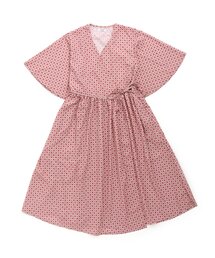 カシュクール総柄ワンピース_ママ【親子でおそろいリンクコーデ】