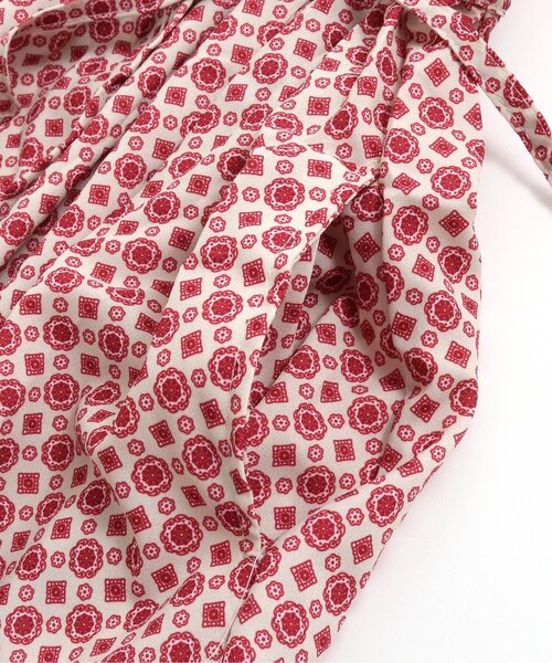 Otonato（オトナト）の「カシュクール総柄ワンピース_ママ【親子でおそろいリンクコーデ】（ワンピース・レディース・ネイビー/レッド・MEDIUM）」の5枚目の写真