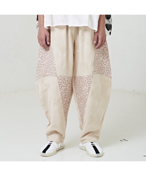 garcon la raison（ギャルソン・ラ・レゾン）の「[130-140]ワイドジョッパーズ（その他パンツ・キッズ・ブラック/オフホワイト・140cm/130cm）」の4枚目の写真