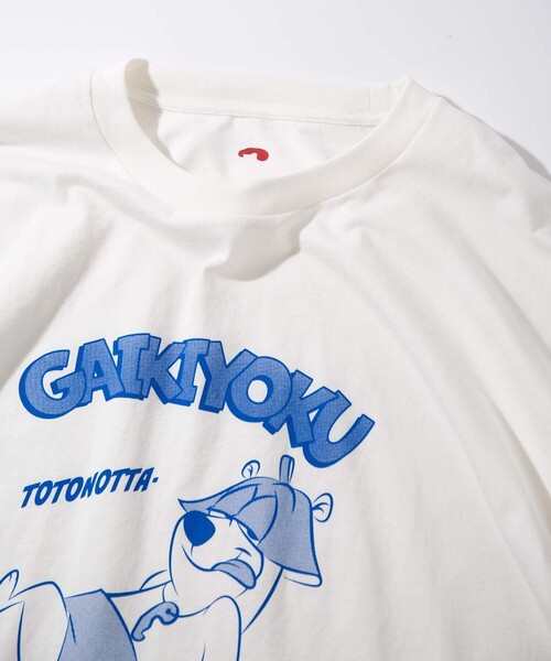 FREAK'S STORE（フリークスストア）の「SAUVENIR×COBMASTER/サウベニア×コブマスター サウナベアーGAIKIYOKU Tシャツ/外気浴（Tシャツ/カットソー・メンズ・ホワイト/ブラック・SMALL/MEDIUM/LARGE）」の7枚目の写真