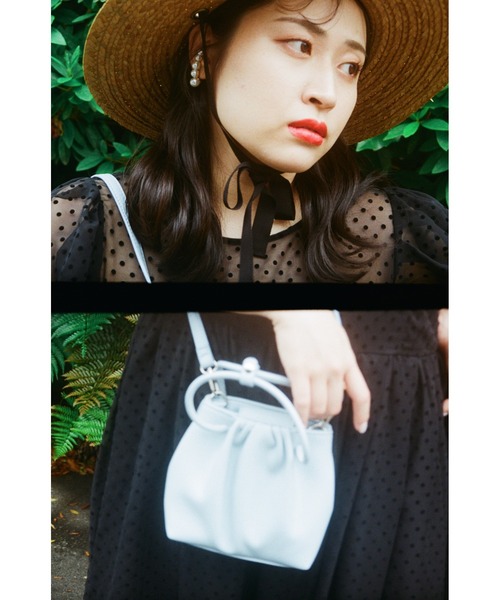 reI'm(リアイム)の「【丸山礼】小脇にときめき ミニショルダーバッグ(ショルダーバッグ・レディース・ホワイト/ライトブルー/ブラック・FREE)」の16枚目の写真