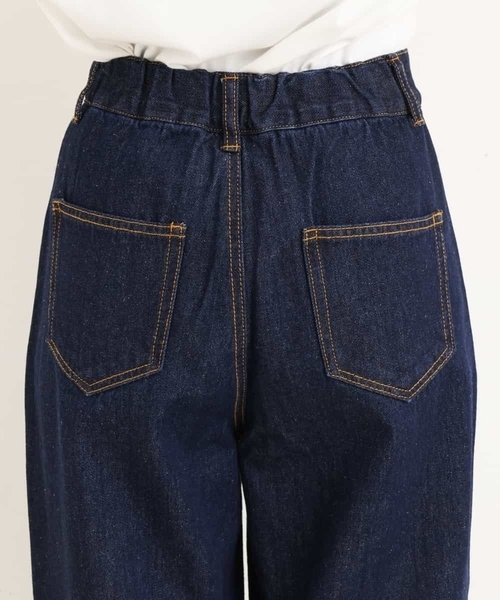 a.v.v(アーヴェヴェ)の「デニムワイドパンツ(デニムパンツ・レディース・アイボリー/ネイビー・42/40/34/38/36)」の14枚目の写真