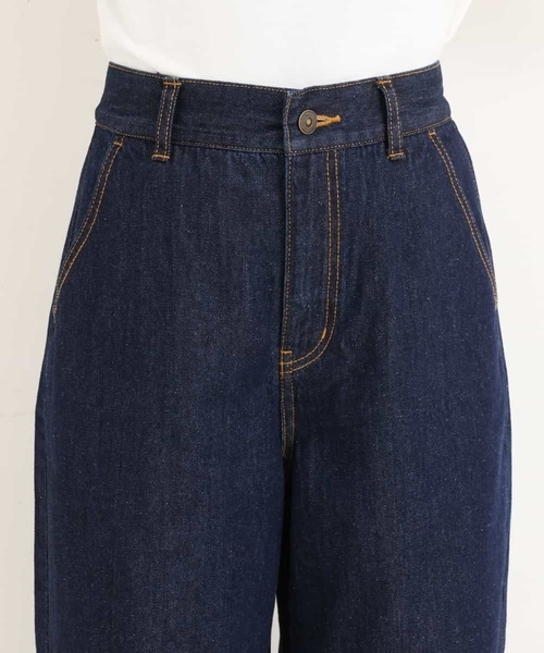 a.v.v(アーヴェヴェ)の「デニムワイドパンツ(デニムパンツ・レディース・アイボリー/ネイビー・42/40/34/38/36)」の13枚目の写真