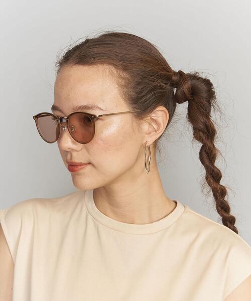 BEAUTY&YOUTH UNITED ARROWS（ビューティーアンドユースユナイテッドアローズ）の「BY メタルコンビサングラス ◆（サングラス・レディース・ライトブルー/ブラウン/その他1・FREE）」の15枚目の写真
