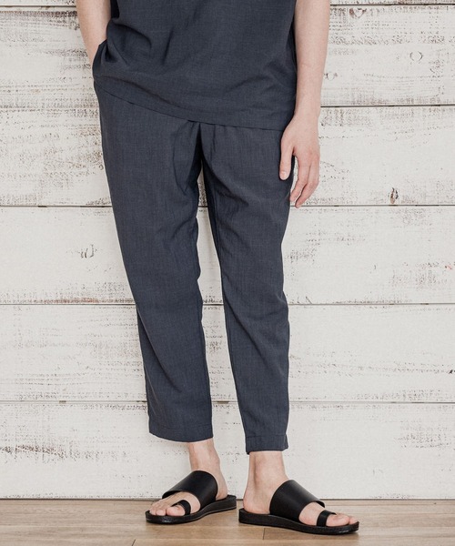 GLOBAL WORK(グローバルワーク)の「爽快リネンミックスパンツ/935401(その他パンツ・メンズ・ライトグレー/カーキ/その他/ダークブラウン/チャコールグレー・SMALL/MEDIUM/LARGE/X-LARGE)」の5枚目の写真