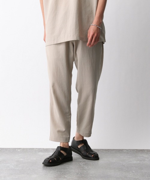 GLOBAL WORK(グローバルワーク)の「爽快リネンミックスパンツ/935401(その他パンツ・メンズ・ライトグレー/カーキ/その他/ダークブラウン/チャコールグレー・SMALL/MEDIUM/LARGE/X-LARGE)」の8枚目の写真