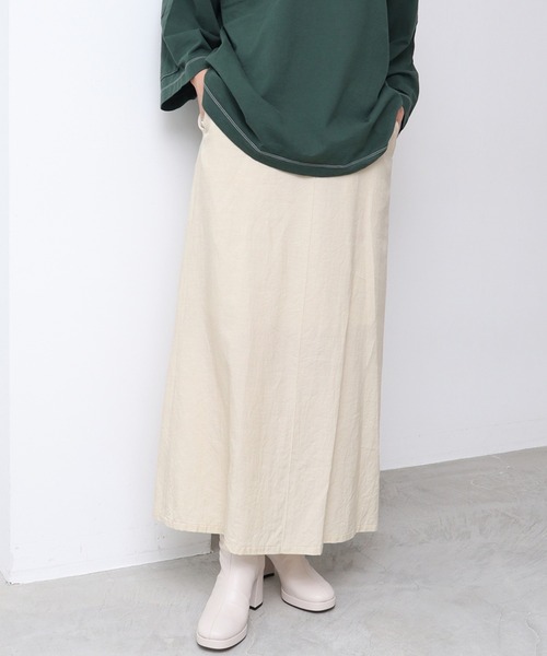 nitca（ニトカ）の「_CU/C/LIラチネ　マーメードスカート（スカート・レディース・グリーン/キナリ/サックスブルー/ネイビー/インディゴブルー/パープル・FREE）」の2枚目の写真