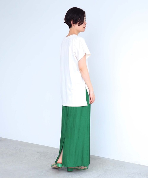 nitca（ニトカ）の「_CU/C/LIラチネ　マーメードスカート（スカート・レディース・グリーン/キナリ/サックスブルー/ネイビー/インディゴブルー/パープル・FREE）」の15枚目の写真
