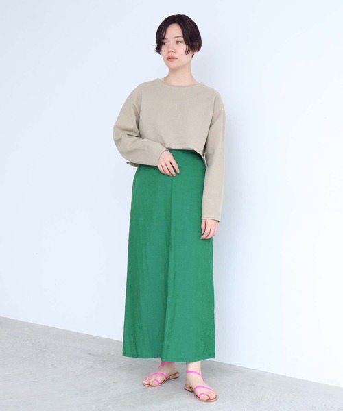 nitca（ニトカ）の「_CU/C/LIラチネ　マーメードスカート（スカート・レディース・グリーン/キナリ/サックスブルー/ネイビー/インディゴブルー/パープル・FREE）」の19枚目の写真