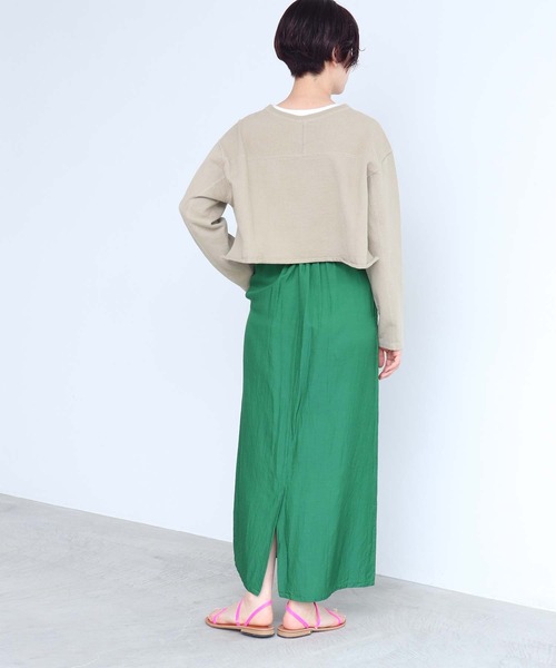 nitca（ニトカ）の「_CU/C/LIラチネ　マーメードスカート（スカート・レディース・グリーン/キナリ/サックスブルー/ネイビー/インディゴブルー/パープル・FREE）」の21枚目の写真