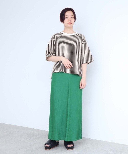 nitca（ニトカ）の「_CU/C/LIラチネ　マーメードスカート（スカート・レディース・グリーン/キナリ/サックスブルー/ネイビー/インディゴブルー/パープル・FREE）」の22枚目の写真