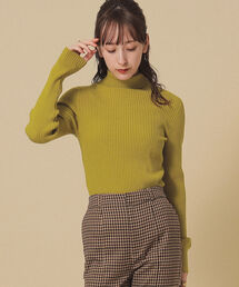 Ray BEAMS | Ray BEAMS / 14G リブタートル ニット(ニット/セーター)