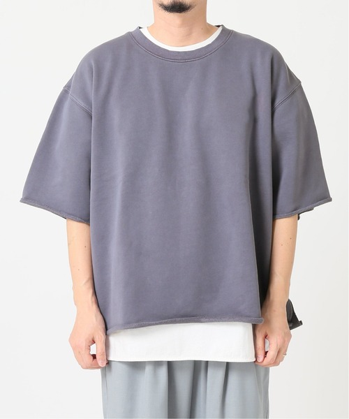 JOURNAL STANDARD relume（ジャーナルスタンダード　レリューム）の「CALIFORNIA プルオーバー ライトスウェット S/S[無地T/オーバーサイズ][ユニセックス対応]（Tシャツ/カットソー・メンズ・グレー/ベージュ/レッド/グリーン/ブラック・M/L）」の16枚目の写真