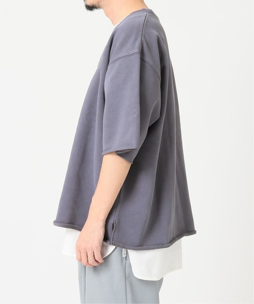 JOURNAL STANDARD relume（ジャーナルスタンダード　レリューム）の「CALIFORNIA プルオーバー ライトスウェット S/S[無地T/オーバーサイズ][ユニセックス対応]（Tシャツ/カットソー・メンズ・グレー/ベージュ/レッド/グリーン/ブラック・M/L）」の17枚目の写真