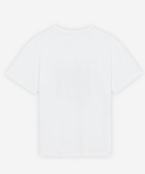 Maison Kitsune（メゾンキツネ）の「FOX FLAG CLASSIC TEE-SHIRT（Tシャツ/カットソー・メンズ・ホワイト・S/M/L/XL/XXS）」の4枚目の写真